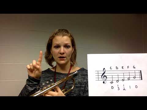 Trumpet First 5 Notes (C-G)